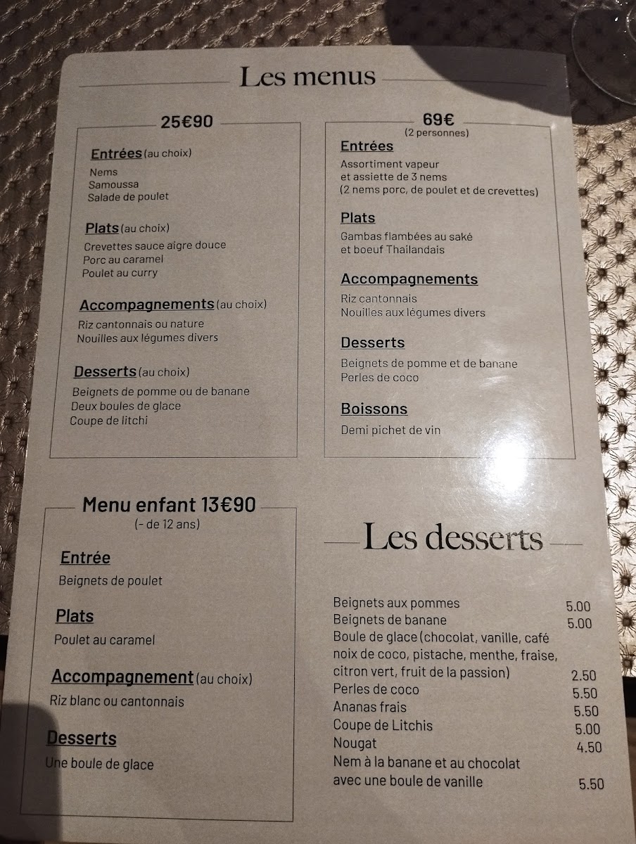 Menu Le Lotus-4
