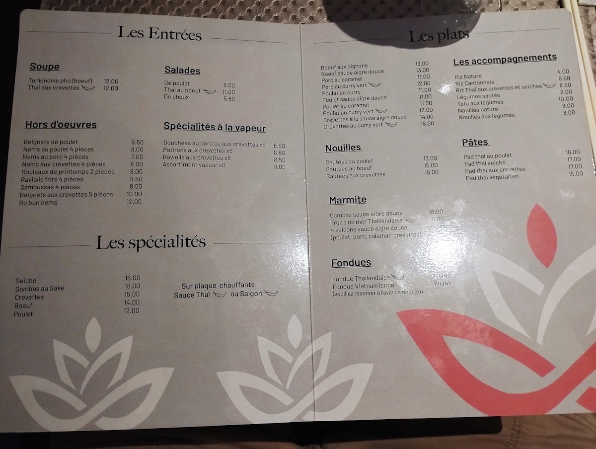 Menu Le Lotus-8